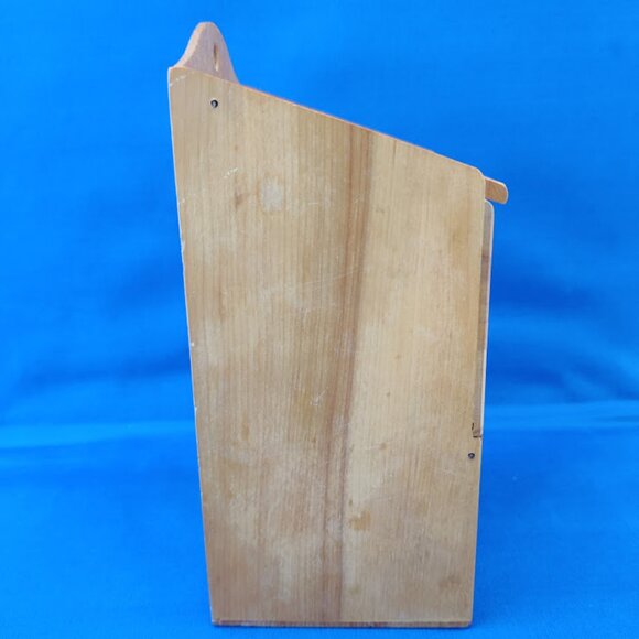 Vintage 1950s Wood Trading Stamps & Book Saver Box w/Flip Top - Picture 5 of 11